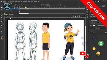 How add character color in Adobe Animate #animation #2danimation #framebyframeanimation