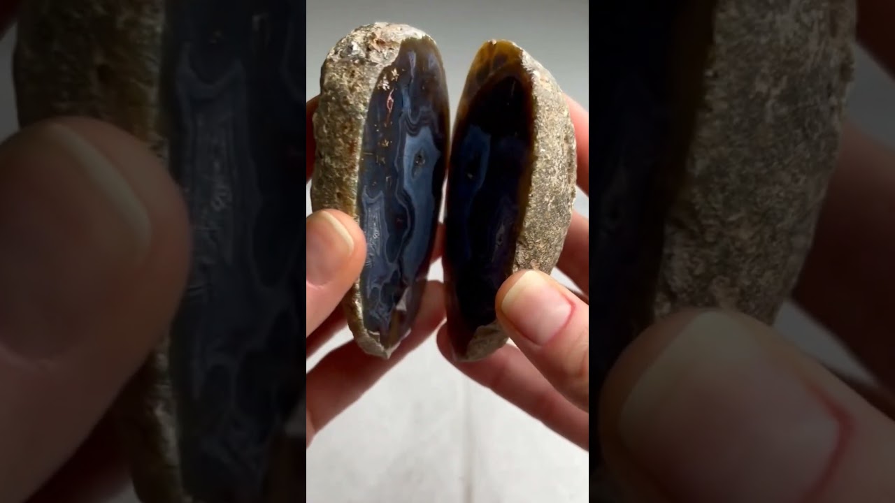 "Hidden Beauty Inside This Agate Rocks crystal 