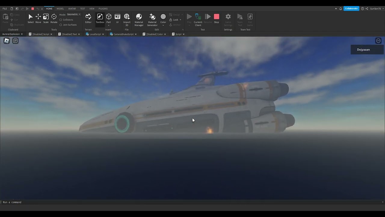 Roblox Studio Aurora Explosion Recreation YouTube 
