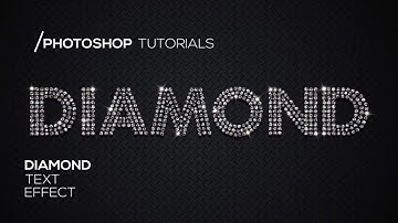 Photoshop Cs6 Tutorial 4 - How to use Diamond text effect