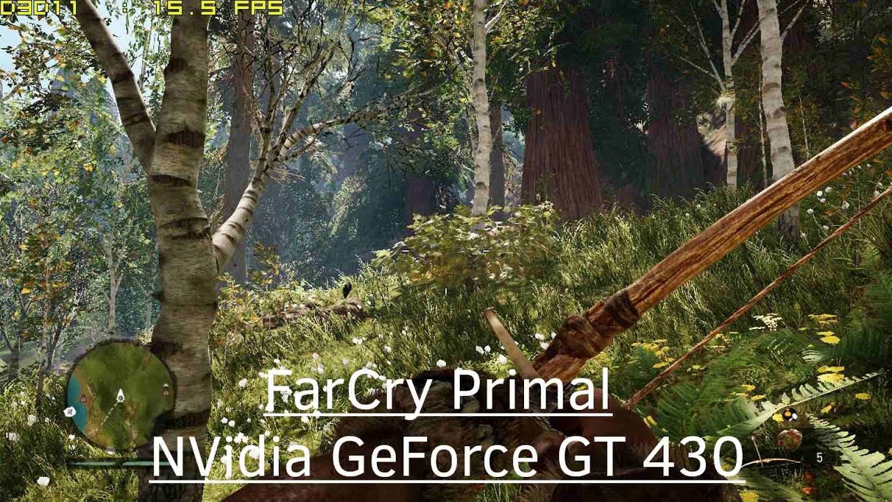 FarCry Primal - NVidia GeForce GT 430 - Core 2 Duo E7400 - 4GB RAM