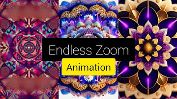 Endless Zoom Art - Infinity Zoom - Stable Diffusion - Trippy Mandala Visuals