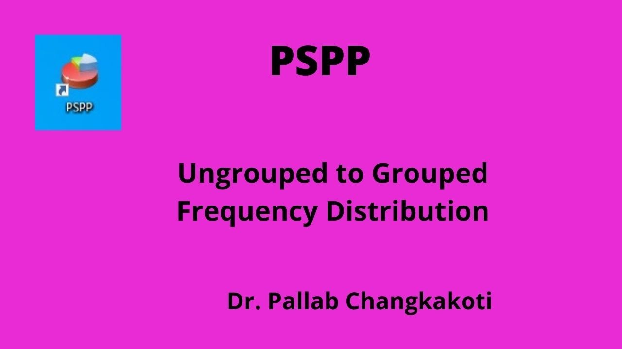Data Analysis in PSPP - YouTube