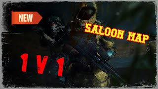 *NEW* SALOON Map + 1v1 Duel Mode in CODM|SMALLEST MAP EVER|First Try Gameplay|CALL OF DUTY MOBILE