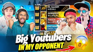 Breaking Grandmaster Score Of Big Youtubers In My Opponent In Rank Game 😱 - Garena Free Fire