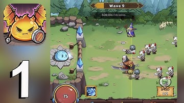 Slime Castle Idle TD - Gameplay Walkthrough part 1(iOS,Android)