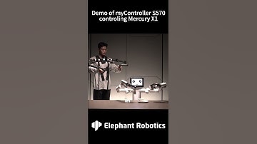 myController S570 | Discover how it controls the wheeled #humanoidrobot for tableware setting #ai