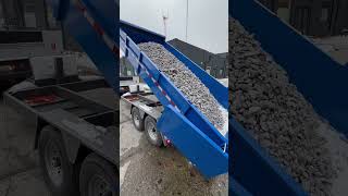 New 16’ BWISE dump trailer #construction #satisfying