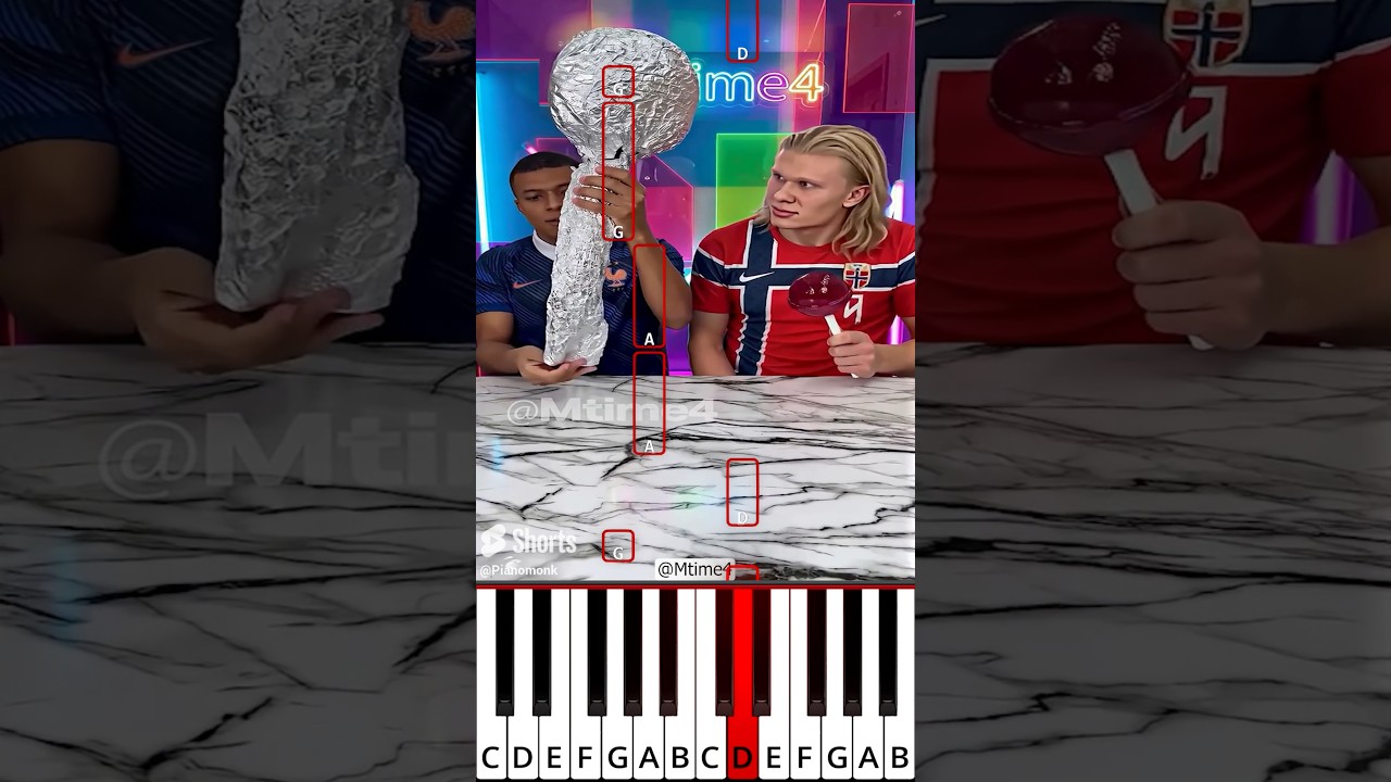 Mbappé Picked the Big One… Big Mistake 🍭💀 #football #worldcup (@Mtime4) - Octave Piano Tutorial
