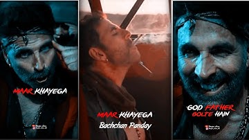 Maar Kayega Song Status | Maar Khayega Akshay Kumar Status | Bachan Panday | Full Screen Status