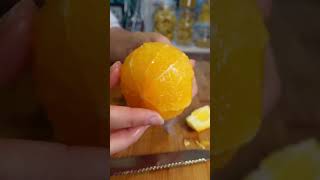 How to segment your oranges or citrus fruit… 🍊 #shorts #howto #kitchenhacks