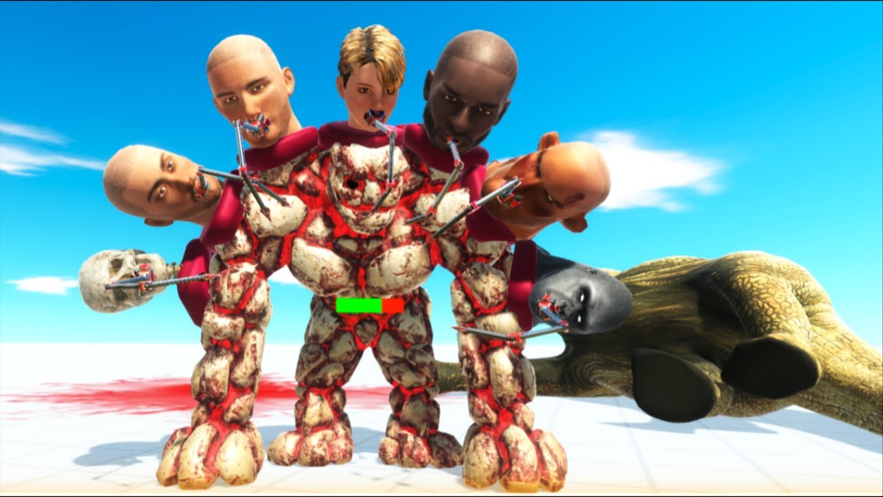 I made Abomination Lava Golem in Unit Creator! - Animal Revolt Battle Simulator