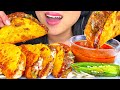 ASMR BIRRIA TACOS DIPPED in Consommé MUKBANG | DRINKING HORCHATA | Crunchy Eating Sounds | ASMR Phan