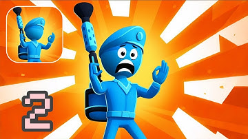 Plastic Army Battle Simulator - Gameplay Walkthrough Part 2 - Battle for the Backyard (iOS, Android)