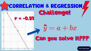 Correlation & Regression Challenge Problems | Can You Solve These