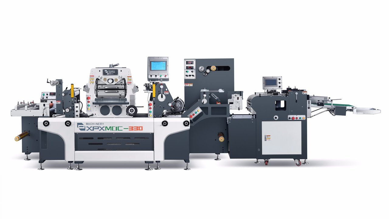 MDC-330/360 single station high speed flatbed label die cutting machine ...