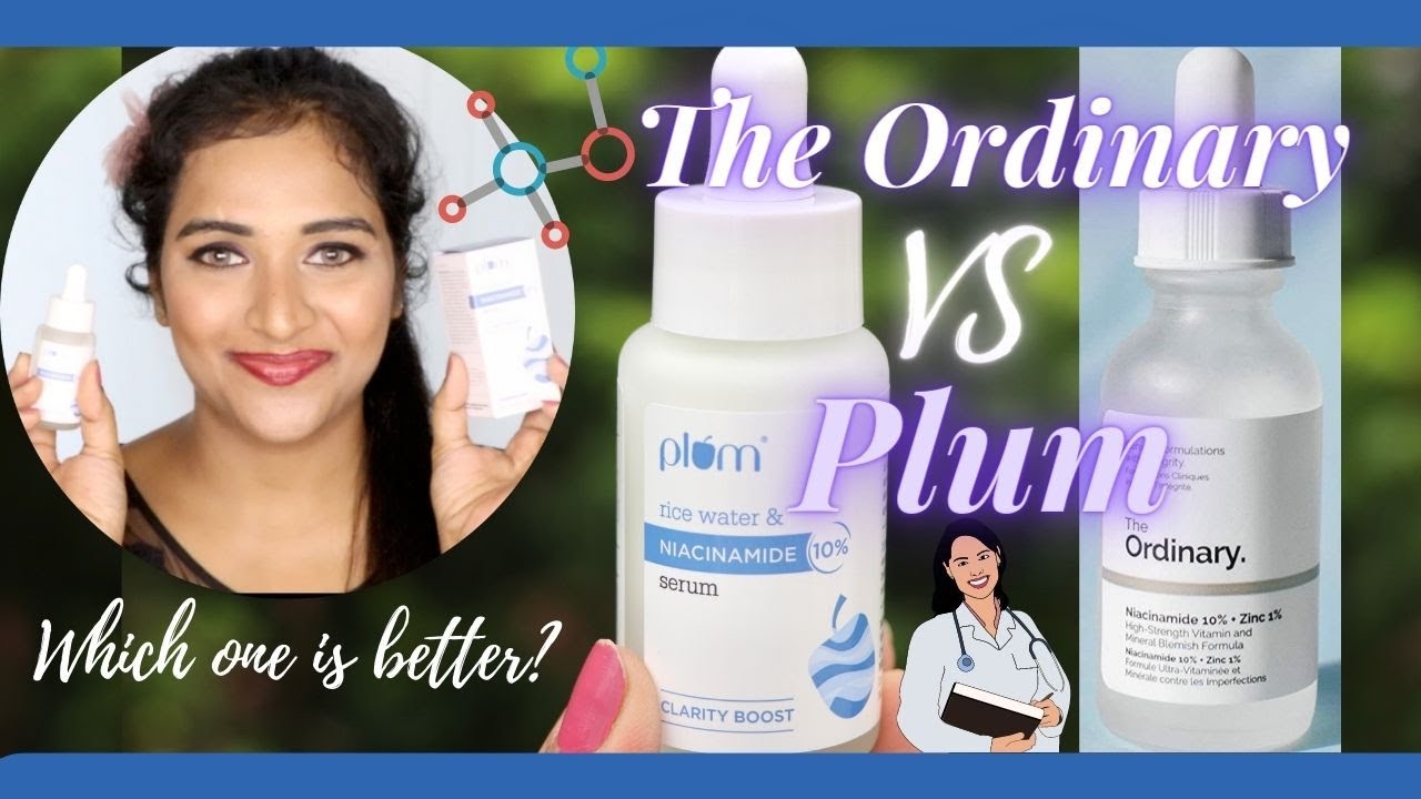 Plum 10 Niacinamide Face Serum with Rice Water Review Vs The