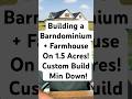 Building a Barndominium. Buy Land + Build a Custom Home! #barndo #barndominiumhome #housebuilding