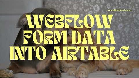 Connect Your Webflow Form to Airtable in 5 Easy Steps! Quick Tutorial