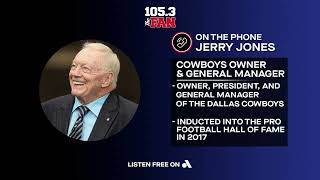 Jerry Jones on 105.3 The Fan | 12/8/23 | Dallas Cowboys 2023