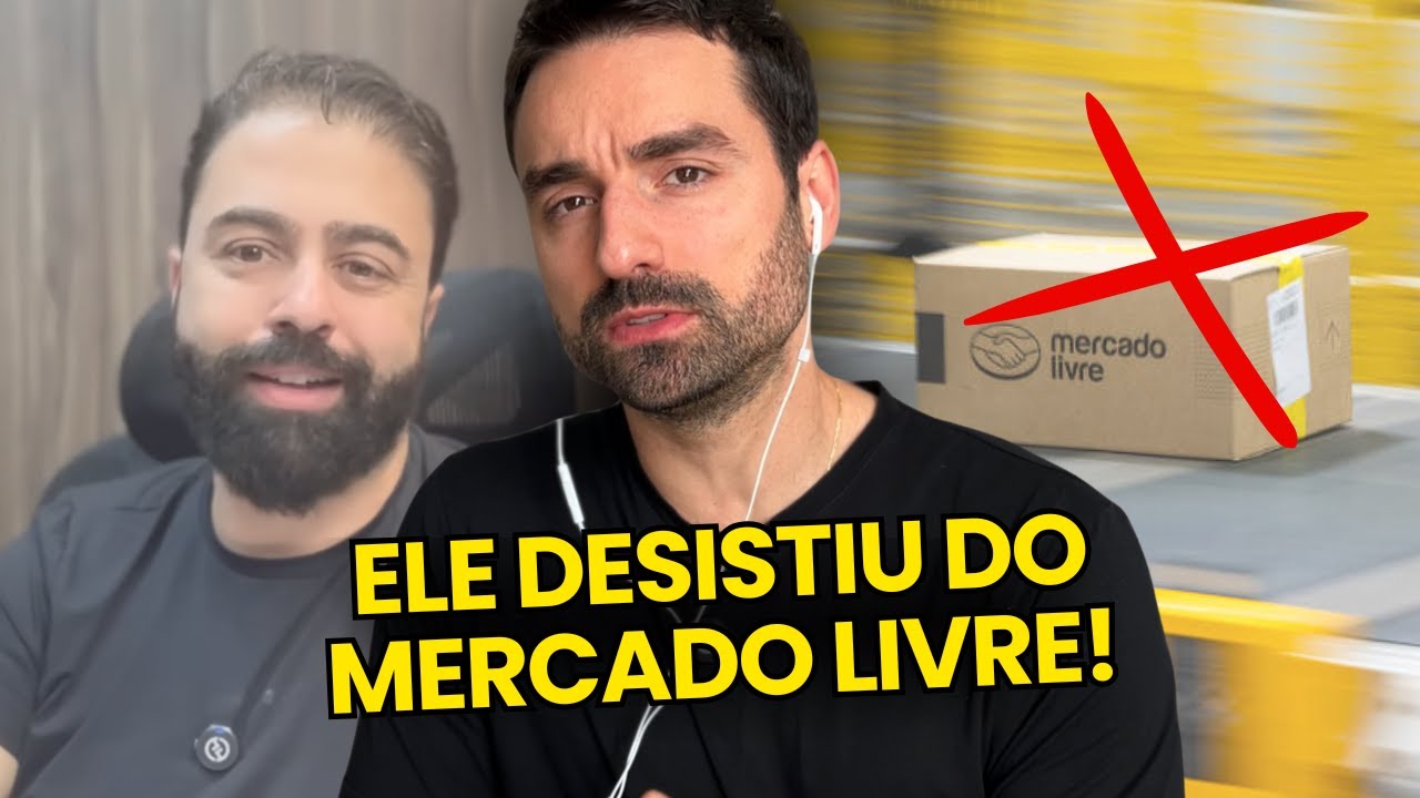 Por que ele PAROU de VENDER no MERCADO LIVRE?