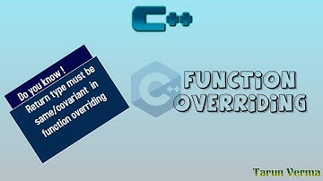 function overriding in c++ in hindi and english