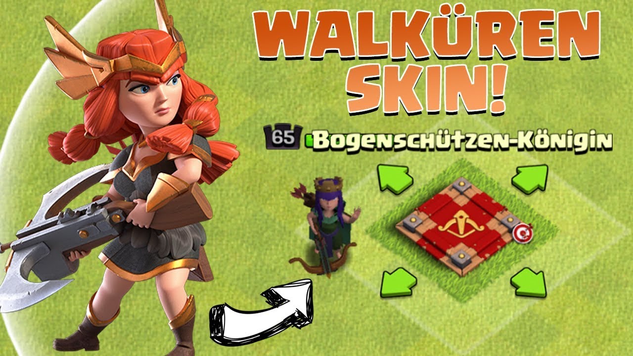 DIE QUEEN IST EINE WALKÜRE! NEUER SKIN! ⭐️ Clash of Clans ⭐️ CoC YouTube