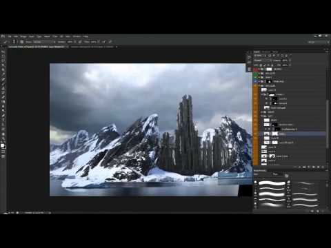 Create a Mountain Fortress Using Matte Painting Techniques in Photoshop