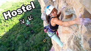 Is this the most REMOTE climbing hostel?