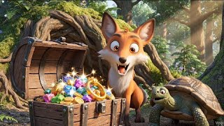The Fox and the Hidden Treasure | Urdu mora story