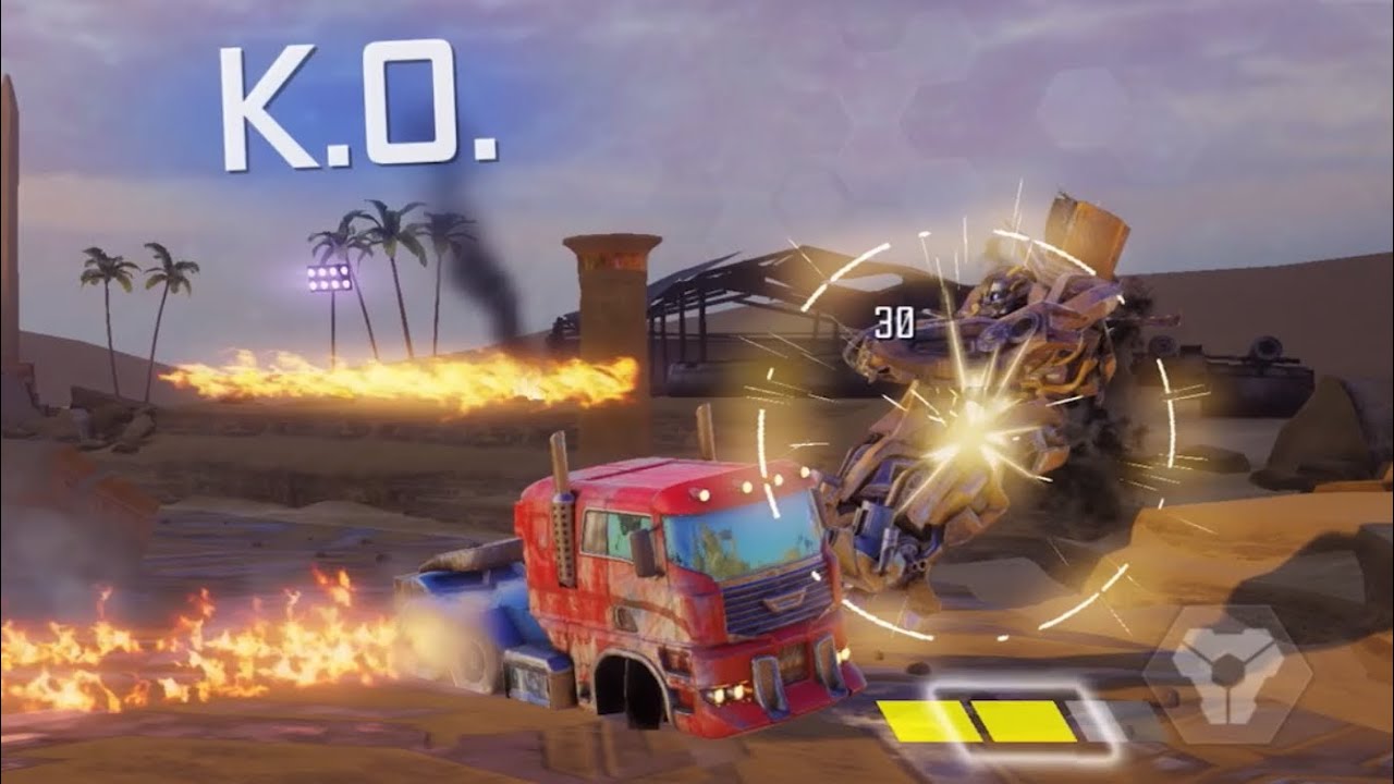 G1 Optimus Prime beats up Bayverse Bumblebee, kinda—first 10 minutes of