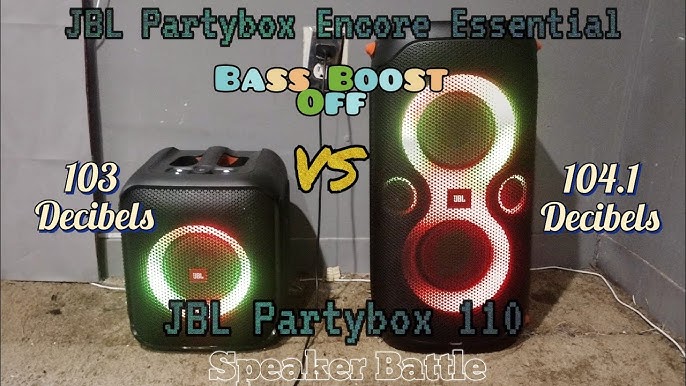 Partybox JBL Full JBL vs. Essential Encore | Encore - Partybox YouTube Comparison😱💥 Specs