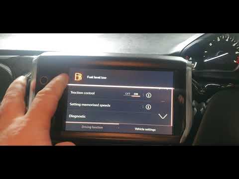 peugeot 2008 tyre warning light reset - YouTube