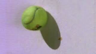 Tennis ball hitting the wall at 100 mph