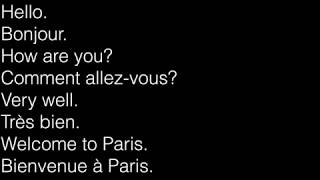 learn french Conversation- english 1 3 real human reader not computer generated voices