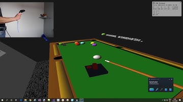 "Pool" VR for Commodore 64 with emulator YACE64