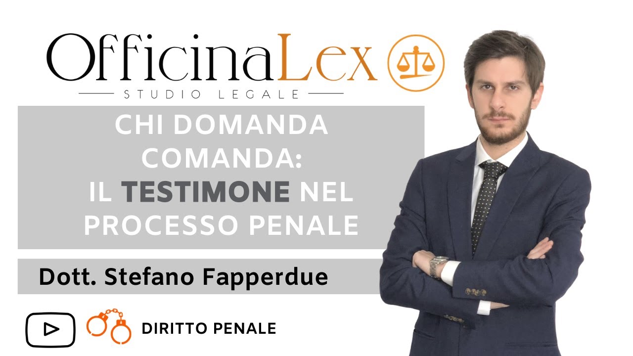Chi domanda comanda! La memoria del testimone nel processo penale