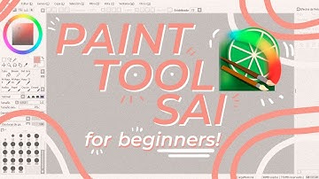 PAINT TOOL SAI TUTORIAL for BEGINNERS! | Tips & Tricks!