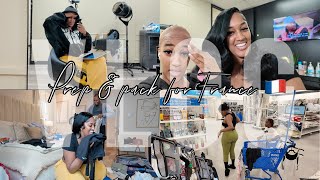 PREP + PACK WITH ME FOR MY TRIP ...IM GOING BACK TO FRANCE !!