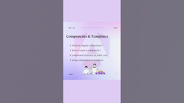 Day - 5 Angular Components & Templates #coding #learnangular #programming #everythingisinterlinked