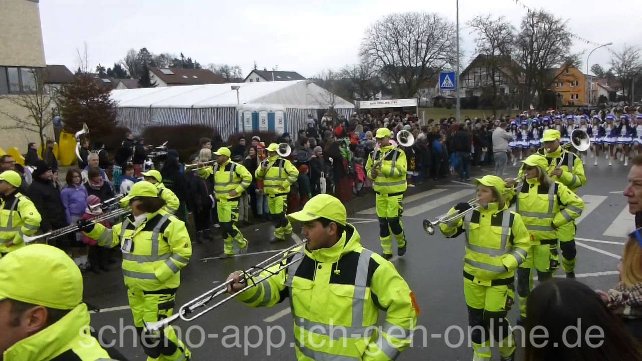 Fanfarenzug und Tanzgarde der Narrenzunft Schemmerhofen