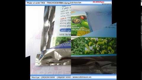 Phân vi sinh TKS - TRICHODERMA khống chế bệnh nấm