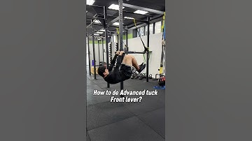 How to do Advanced tuck Front lever? #calisthenics #fitness #mobility #workout #sports
