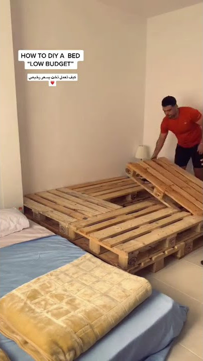 How To Make A Diy Low Budget Bed tiktok 7abkeh