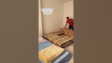 How To Make A Diy Low Budget Bed tiktok 7abkeh