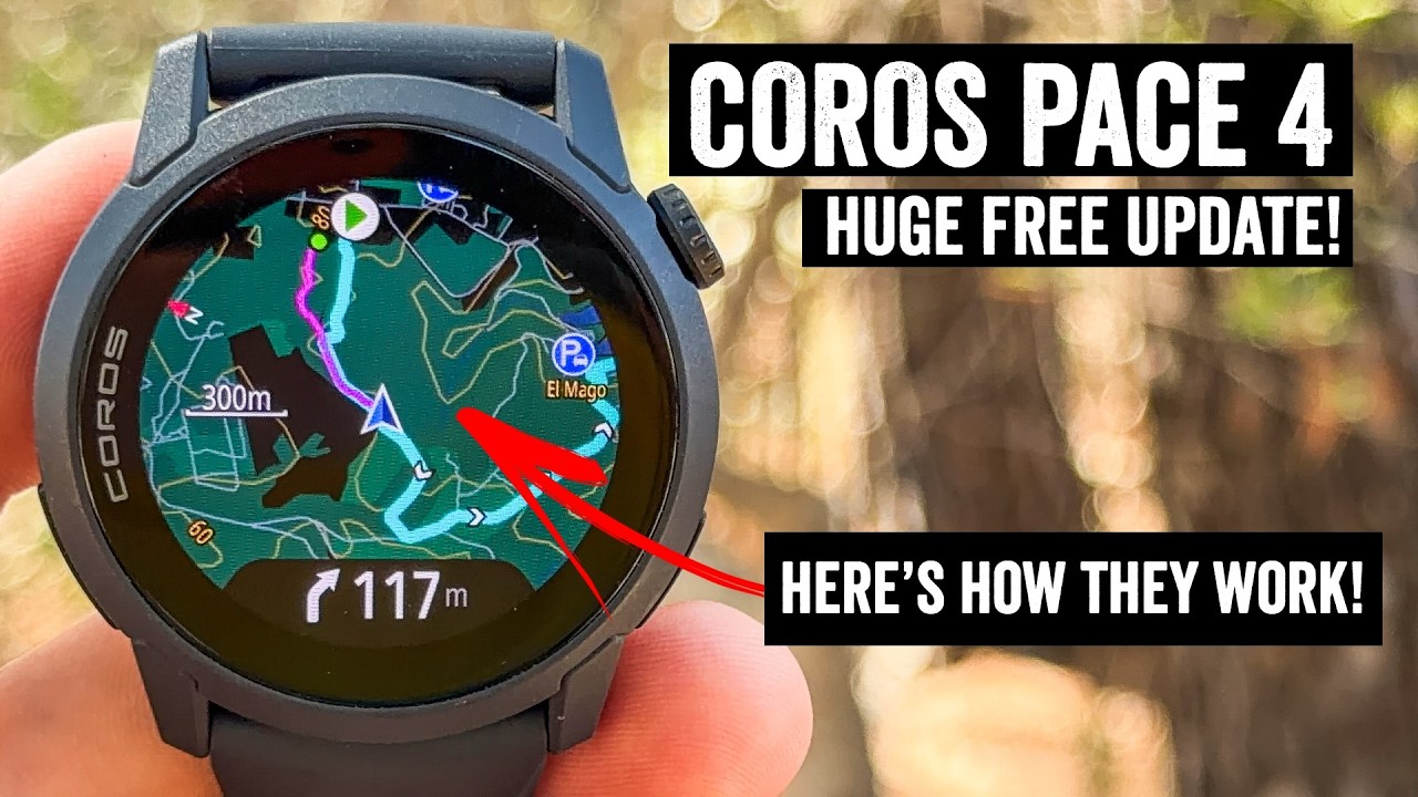 The COROS Pace 4 Just Got Global Mapping!