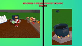 Becoming A Wizard In Roblox!! (Wacky Wizards Roblox)