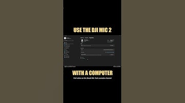 DJI Mic 2 with Computer via USB [ OBS, Streaming, Zoom, Gaming ] Tutorial