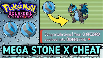 "MEGA STONE X CHEAT CODE FOR POKEMON GLAZED VERSION"💥! | HINDI GAMEPLAY🤔 | [POKEMONGAMERHINDI]