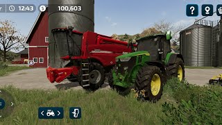 Wheat Harvesting 🌾 🌾/ Farming Simulator 23 Mobile / Case IN 7250 /FS 23 gameplay/  FS 23 mobile